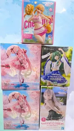 プライズフィギュア５個セット