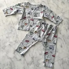 子供用パジャマ　働く車　男の子　90cm