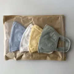 pairmanon くすみカラー 布マスク ４枚セット