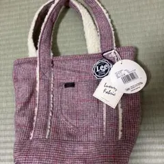 ppppppkaaaaaa さま専用　Lee 手提げトートバッグ　チェック×ボア