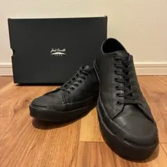 コンバース レザー ジャックパーセル 1935 ブラックモノクローム 30.0