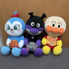 アンパンマン ぬいぐるみ　3体セット