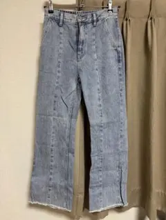 グローバルワーク フレア デニムパンツ S