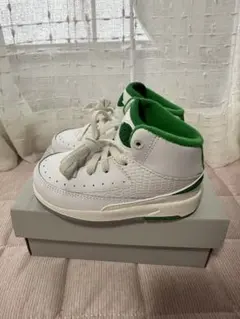 air jordan NIKE ホワイト グリーン スニーカー6c/12cm