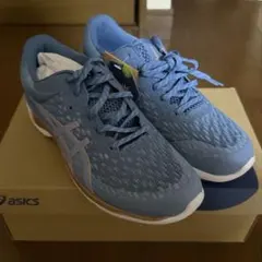 ASICS GEL-MOOGEE SP ブルー ウォーキングシューズ 25cm