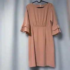 膝丈ドレス ピンク