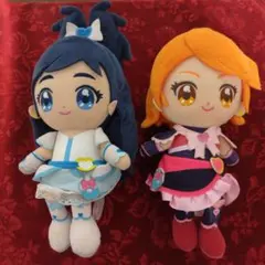 ふたりはプリキュア キュアフレンズ　ぬいぐるみ キュアブラック ホワイト