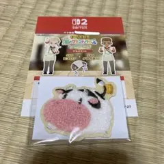 牧場物語　Let's風のグランドバザール　もこもこ刺繍ステッカー　グルメセット