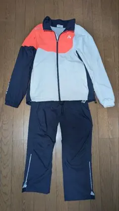 YONEX ウォームアップウェア Sサイズ ネイビー/オレンジ