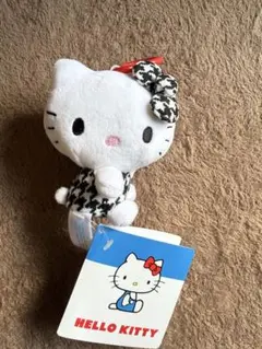 ハローキティ カラビナ付マスコットVol.2 千鳥格子