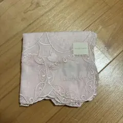 JILL STUART ピンク 刺繍ハンカチ