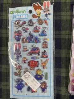 s*2様 ズートピア 立体シールセット
