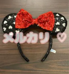 【カチューシャ】東京ディズニーランド ミニーちゃん　コスチュームカチューシャ