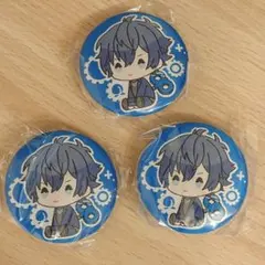 刺繍　缶バッジ　なおきり　3個セット