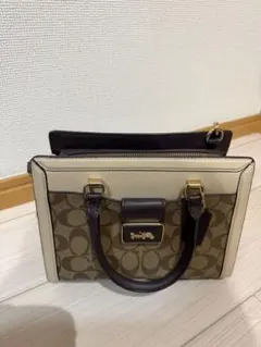 Coach ショルダーバッグ ベージュ/ブラウン 中型