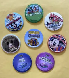 Disney アナハイムディズニー 缶バッジ8こセットのサムネイル