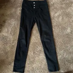 【美品】GU ブラック ハイウエスト スキニー