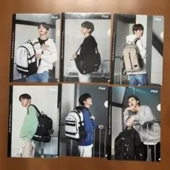 FILA BTS クリアファイル 6枚セットのサムネイル