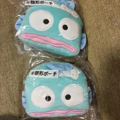 匿名送料込　新品★サンリオキャラクター　ハンギョドン　当りくじ　顔形ポーチ