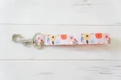 大型犬★２５ｃｍ北欧風カラフルフラワー★リード