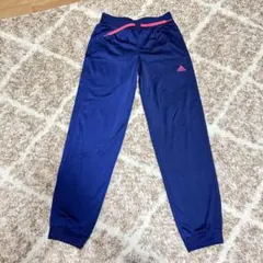 adidas ネイビー ジャージパンツ 150cm