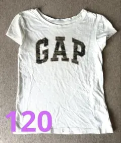 GAP カモフラージュロゴ Tシャツ S 110〜120