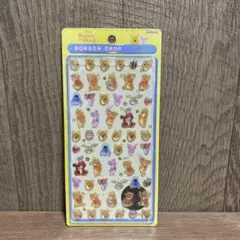 【正規品】ボンボンドロップシール　ミニ　プーさん　サンスター文具　匿名配送