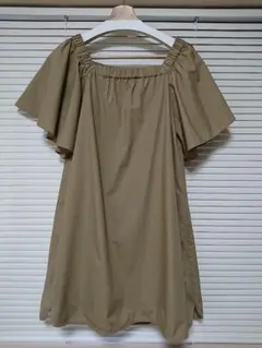 Ray BEAMS フリルスリーブワンピースのサムネイル