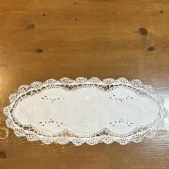 綿オーバルテーブルセンター