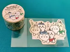 ちいかわ らんど　ぴーぽぽ　ハチワレ　うさぎ　マスキングテープ L　ステッカー