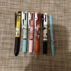 新品未使用 スヌーピー ボールペン6本セット