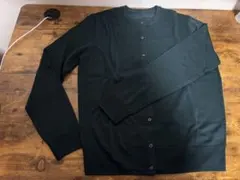 無印良品 丸首シルク混ウールカーディガン