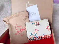 Christian Louboutin 二つ折り財布 LOVE 巾着袋　ルブタンのサムネイル