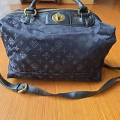 russet ショルダーバック　ハンドバック　バッグ　2WAY ネイビー