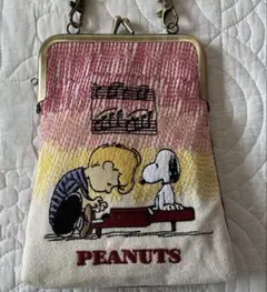 スヌーピー がま口型ポシェット　新品！
