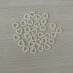 ハート型パールネイルパーツ 30個