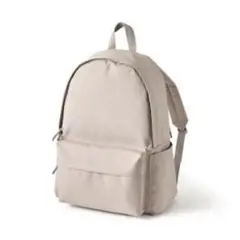無印良品　 肩の負担を軽くする 撥水リュック ライトベージュ