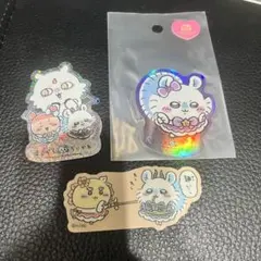 ちいかわ　まじかるちいかわ　ホログラムステッカー　モモンガ　古本屋　シーサー