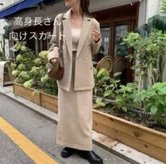 定価2.5万　美品　ブレンヘイム　ジョーゼット　ロングタイトスカート　ホワイト 定価2.5万 美品 ブレンヘイム ジョーゼット ロングタイトスカート
