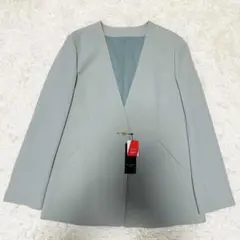 【未使用タグ付】AOKI＆Oggiコラボ ノーカラージャケット ミント7号/Sのサムネイル