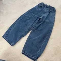 ライトブルーデニム ロングパンツ　GU 130