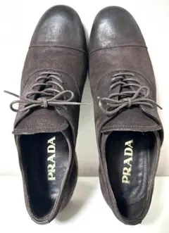 PRADA ドレスシューズ　ダークブラウン