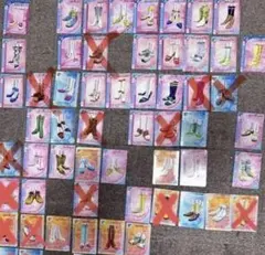 【バラ売り可】おしゃれ魔女　ラブandベリー　フットウェアカード