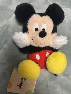 ミッキーマウス ぬいぐるみ 約15cm タグ付き