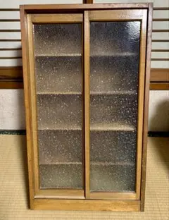 再値下げ❗️古道具 食器棚 カップボード 水屋 アンティーク たんす 古物 アンティーク 食器棚 戸棚 水屋箪笥 水屋 古家具 和モダン 昭和 再値下げ