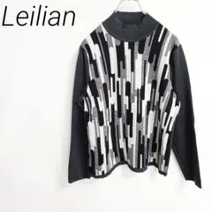 Leilian 長袖タートルネックセーター13号 LL ウール　☆3342のサムネイル