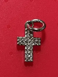 ⑥'Orobiancoペンダントトップsilver925製キュービックCZクロスのサムネイル
