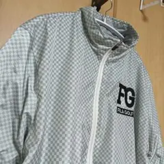 フィラゴルフ 裏起毛ブルゾン 袖脱着 撥水 蓄熱 保温 L 薄グリ－ン 22FW