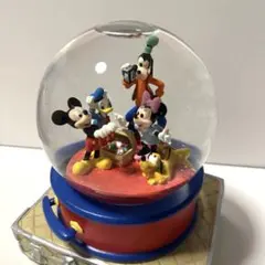 【希少】Disney ミッキーマウス スノードーム オルゴール 三連タイプ 希少】Disney ミッキーマウス スノードーム オルゴール 三連タイプ