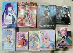 【未開封】プライズフィギュアまとめ売り9点★初音ミク 猫猫 レム フェルン 新作